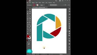 Logo Design in illustrator  Illustrator logo design  illustrator tutorial shortvideo logo [upl. by Airpal]