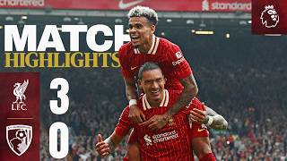 Brilliant Nunez Goal amp Another Diaz Double  Liverpool FC 30 Bournemouth  Highlights [upl. by Anhavas]