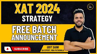 XAT 2024 Strategy  Paper Pattern  Last 40 Days Strategy  Free Crash Course  MBA Pathshala xat [upl. by Neville]