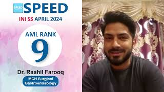 9th Rank AML INISS April 2024 MCH Surgical Gastroenterology Dr Raahil Farooq [upl. by Aranaj758]