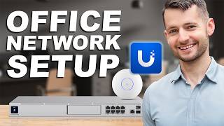 How to Setup Ubiquiti UniFi Network for a Small Business Office 🛜 [upl. by Ruggiero]