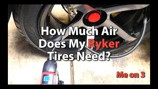 How Much Air Pressure Does My Ryker Need [upl. by Micco]