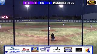 Lovington Baseball vs Clovis [upl. by Eiznyl]