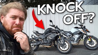 Are These The SAME BIKE  CFMOTO 800NK VS KTM Duke 790 [upl. by Ydollem553]