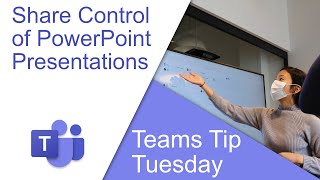 Share Control of a PowerPoint Presentation in a Microsoft Teams Meeting [upl. by Aisyla]