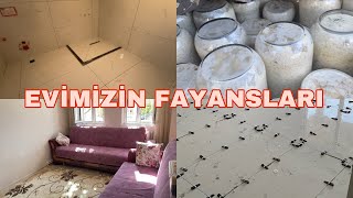 FAYANSLAR YAPILIYOR🏡KAYNANAMDA TARHANA YAPTIK🤝HALILARI YIKAMAYA VERDİM👍 [upl. by Rugg785]