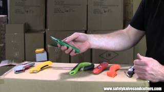 SelfRetracting Blade Safety Knives [upl. by Wiebmer]