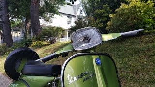 1968 Vespa Sprint VLB 150 in peridot green [upl. by Neeli]