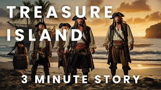 Treasure Island Summarised in 3 Minutes  Classic Pirate Adventure [upl. by Rekcut]