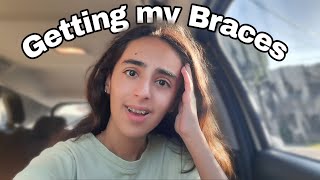 Getting my BRACES VLOG What to EXPECT amp EAT [upl. by Ynnij]