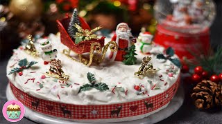 How to Decorate a Christmas Cake with Marzipan and Royal Icing [upl. by Dylan743]