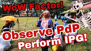 WoW Factor Observe PdP Perform IPG [upl. by Dorice939]