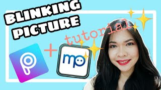 HOW TO MAKE BLINKING EYES ON PICTURE TUTORIAL [upl. by Anem353]