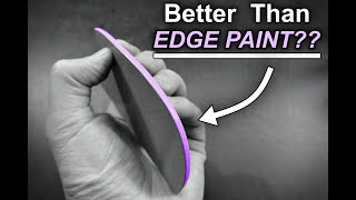 Leather Strip Edge Finishing Vs Leather Edge Paint [upl. by Getter]