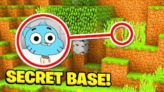 Minecraft  We Found GUMBALLS NEW SECRET BASE Ps3Xbox360PS4XboxOnePEMCPE [upl. by Anelram]