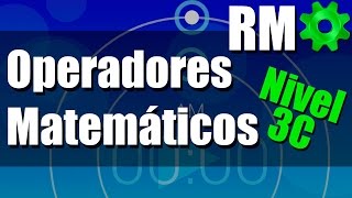 Operadores Matemáticos  Ejercicios Resueltos  Nivel 3C [upl. by Garnes]