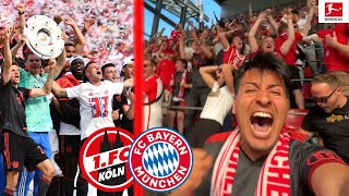 DEUTSCHER MEISTER 2023 DANKE MAINZ ❤️  1 FC Köln vs FC Bayern München XXL Stadionvlog  CedrikTV [upl. by Archambault]