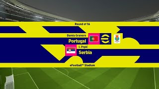 Portugal vs Serbia  EURO24  Round of 16 [upl. by Irb]