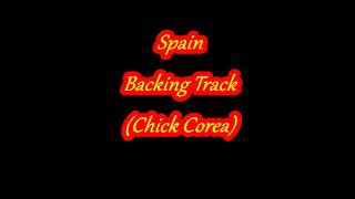 Spain Backing Track Chick Corea [upl. by Clancy]