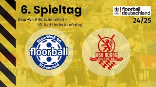 BlauWeiß 96 Schenefeld vs VfL Red Hocks Kaufering  6 Spieltag  1 FloorballBL Herren 2425 [upl. by Affay]