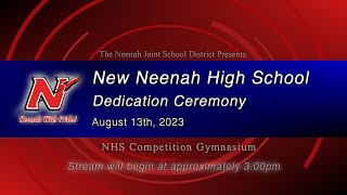 New Neenah High School Dedication Ceremony 2023 [upl. by Dnomyar813]