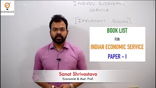 Book List for Indian Economic Service by UPSC  Must read books for Indian Economic Service  Part 1 [upl. by Epotimet]