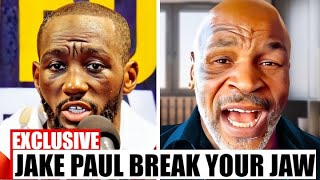 5 MINTS AGO TERENCE CRAWFORD reveal shocking excuses on the mike tyson fight with jake paul [upl. by Dorolisa]