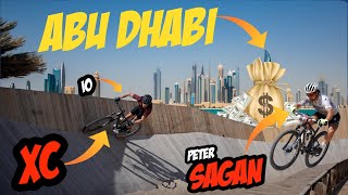 IN BICI AD ABU DHABI CON PeterSaganOfficial  HERO 2024 [upl. by Sedecram]