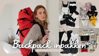 samen mijn BACKPACK inpakken 🌎🎒wat neem ik allemaal mee 35 week Filipijnen ✈️☁️ Esmée Geel [upl. by Joana527]