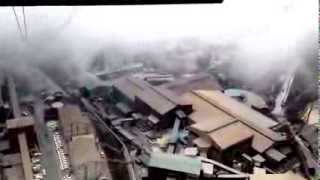 View from a tram in Grasberg mine Papua Indonesia Freeport [upl. by Alrats]