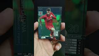 Adam Lallana Liverpool FC wccf 20142015 premier league football card card liverpool [upl. by Irrok]