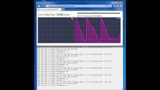 ESP8266  SDK  TCP  BAD Free Heap [upl. by Nilok318]