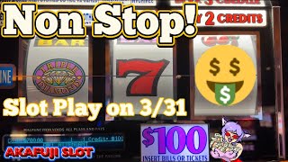 Non Stop High Limit 100 Slot Machines on March 31 at Pechanga Casino Resort [upl. by Salangia426]