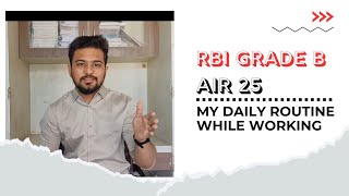 My daily study routine while working  RBI Grade B  SBI PO  Shreyash Vajir [upl. by Perrins]