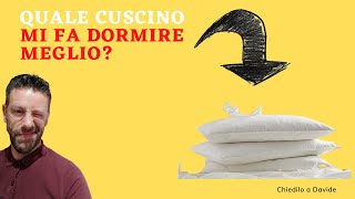 Cuscini per Dormire  Qual è il Miglior Cuscino per Dormire che puoi Trovare da Kasanova [upl. by Moody]