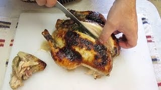 How to Carve a Whole Chicken  Breasts Wings Legs amp Thighs  PoorMansGourmet [upl. by Eckhardt]