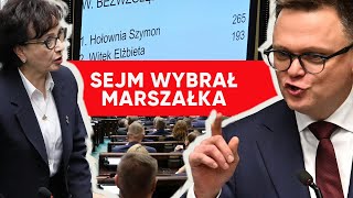 Pierwsza porażka PiS Sejm wybrał marszałka [upl. by Enaz]