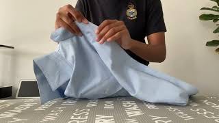 Introduction to ironing the AAFC Service Dress Uniform [upl. by Navek]