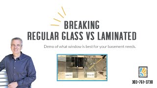 Smashing Regular Glass and Laminated Glass in a LIVE DEMO The results are SHOCKING [upl. by Herates]