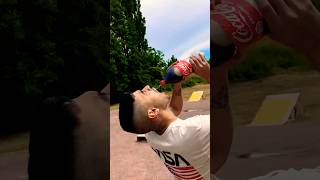 Drinking Coke and Mentos 🥶 explore shorts [upl. by Nylime164]