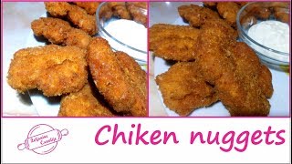 RECEPT Kako napraviti chiken nuggets  HOW TO MAKE CHIKEN NUGEETS AT HOME [upl. by Telrats]