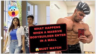 BODYBUILDER🇮🇳Goes Shirtless In Lucknow Mall Amazing Public Reactions  Being Prashant [upl. by Nairolf171]