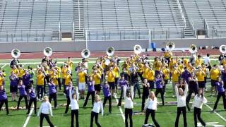 LSU Tiger Band Plays quotNeckquot in Flower Mound Texas HD [upl. by Glogau]