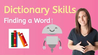 Dictionary Skills Finding a Word  Learn to Read for Kids [upl. by Ceporah]