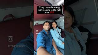 COUPLE in RAJDHANI EXPRESS FIRST CLASS AC COUPE  Luxury Travel India indianrailways shorts [upl. by Heppman247]