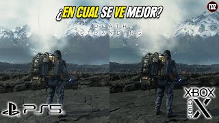 ¿En cual se VE mejor Death Stranding en XBOX SERIES X y PS5 [upl. by Navonoj]