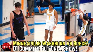 Minneapolis Washburn And 1 Breck GO AT IT D1 Commits Face Off [upl. by Cimah]