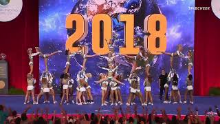 Through The Years Cheer Extreme Senior Elite Pyramids [upl. by Christalle]