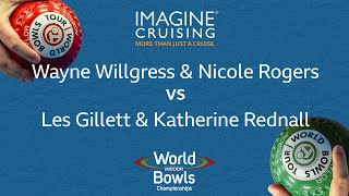 World Indoor Bowls Championship 2024 WWillgress amp NRogers vs LGillett amp KRednall  Day 8 Match 3 [upl. by Brynne906]