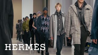 Hermès mens winter 2024 live show [upl. by Alesram478]